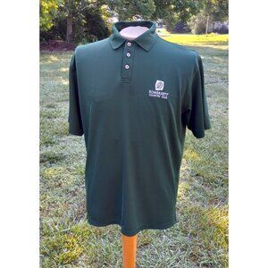 Under Armour Men's Golf Polo Shirt Med Forest Green Somersett Country Club GUC